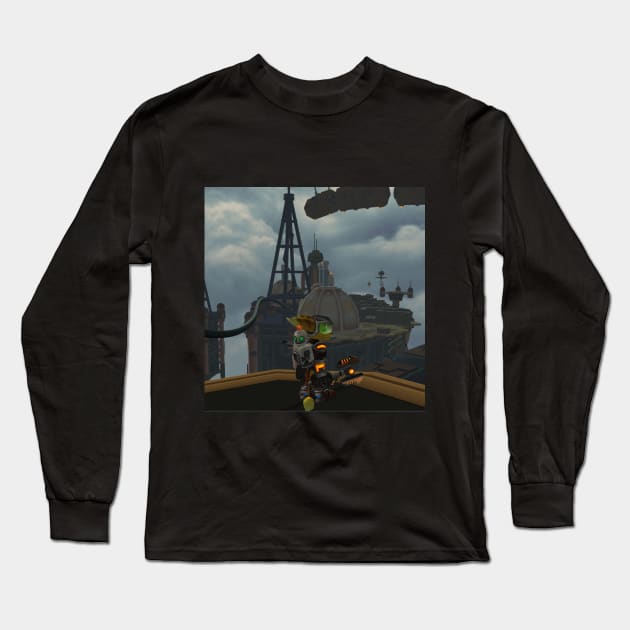 Ratchet and Clank - Adventure Long Sleeve T-Shirt by MegacorpMerch